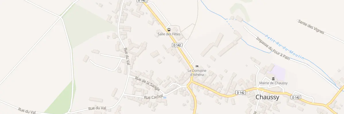 Plan du 3B Rte de Bray et Lu à Chaussy