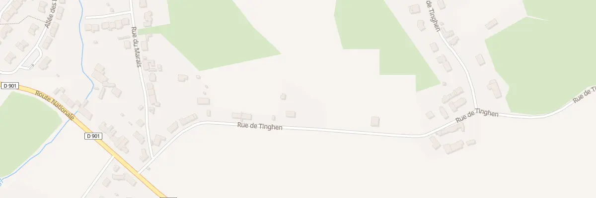 Plan du 215 Rue de Tinghen à Hesdin-l’Abbé