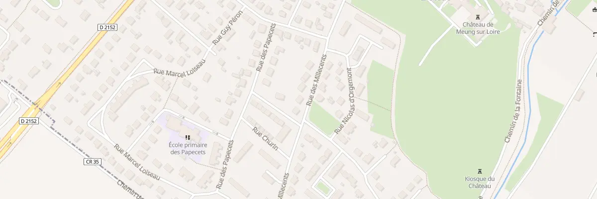 Plan du 10 Rue des Millecents à Meung-sur-Loire