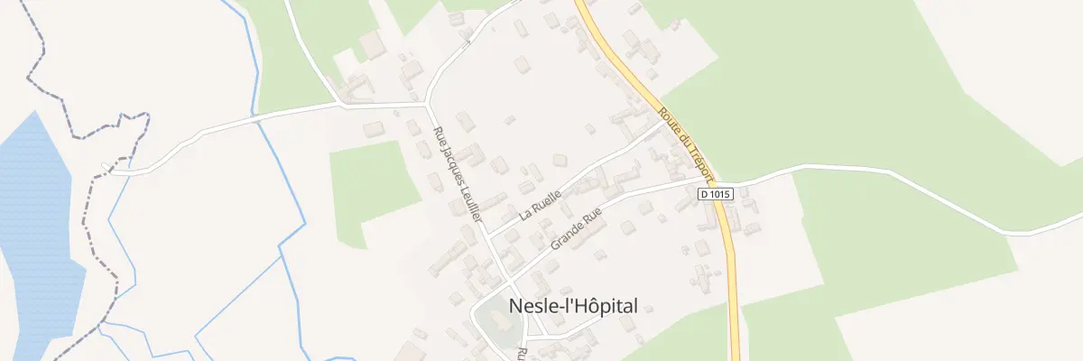 Plan du 5030 Vc La Ruelle à Nesle-l’Hôpital