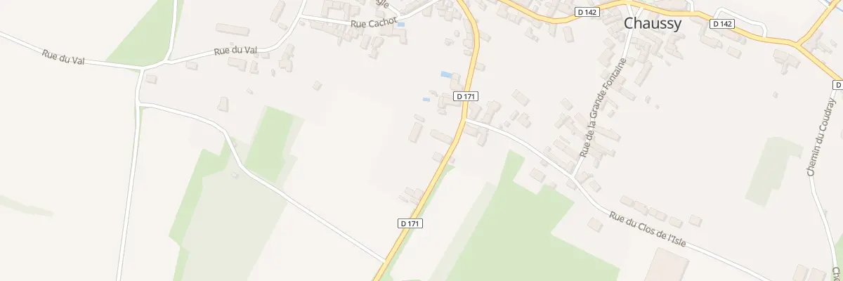 Plan du 16 Rue de la Gendarmerie à Chaussy