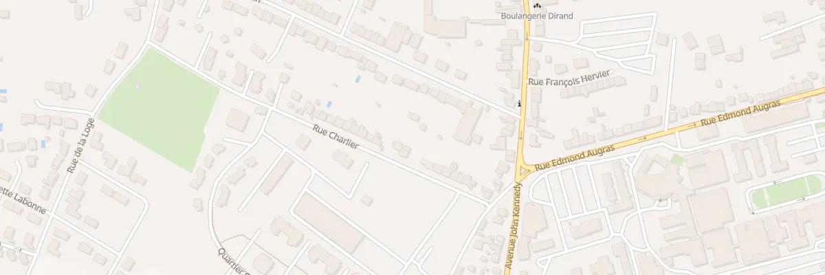 Plan du 22 Rue Charlier à Châteauroux
