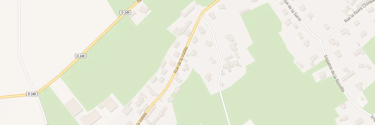Plan du 301 Rue de la Vallée à Audembert
