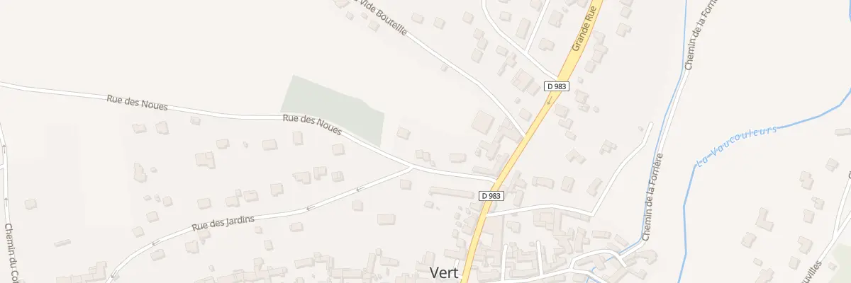 Plan du 4 Rue des Noues à Vert