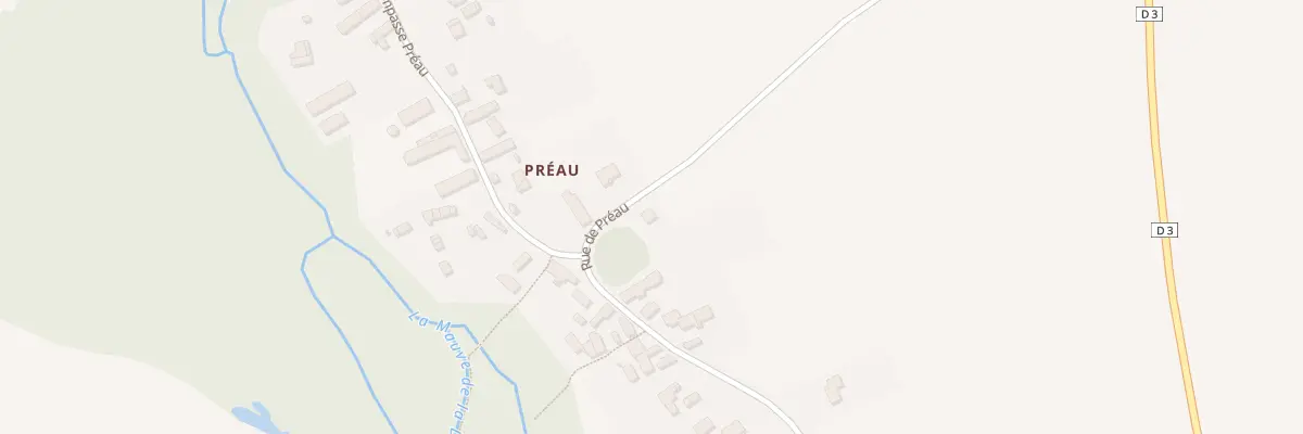 Plan du 535 Rue de Préau à Huisseau-sur-Mauves