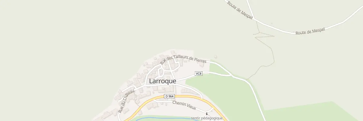 Plan du 5040 Rle du Couderc à Larroque
