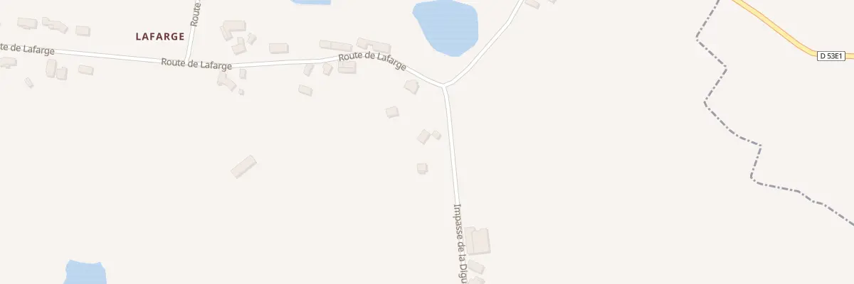 Plan du 68 Imp de la Digue à Favars
