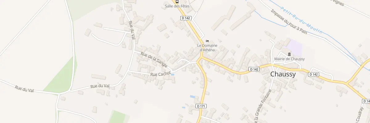Plan du 2 Rue Cachot à Chaussy