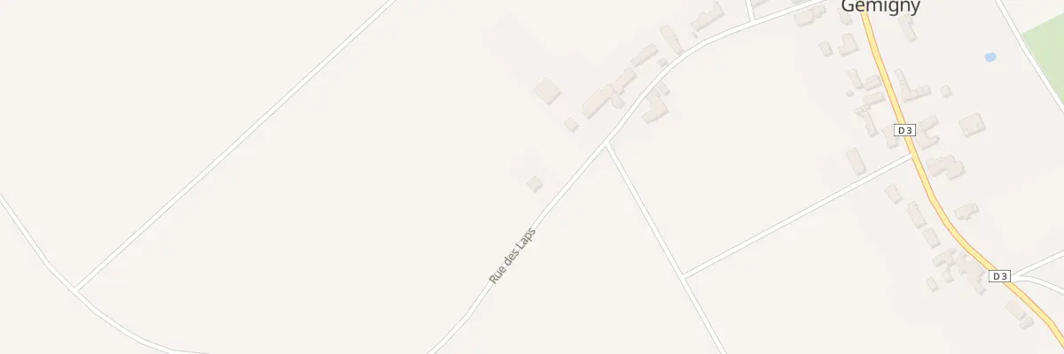 Plan du 334 Rue des Laaps à Gémigny