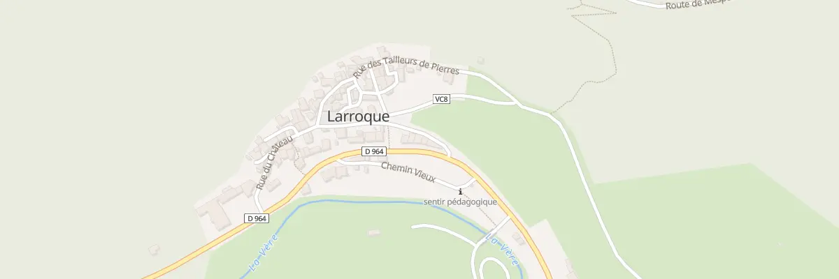 Plan du 5014 Rue Ancien Relais de Poste à Larroque