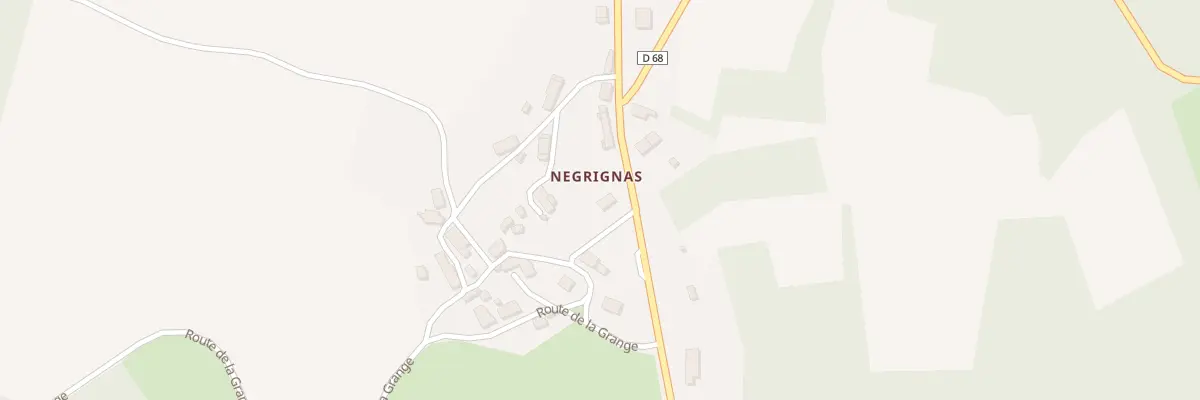 Plan du 5045A Negrignas à Augne