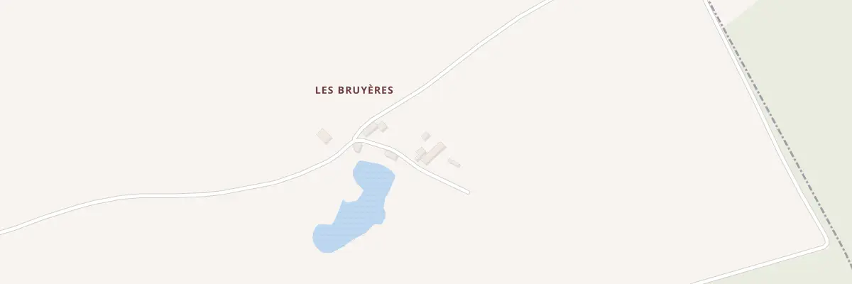 Plan du 3 Les Bruyeres à Poulaines