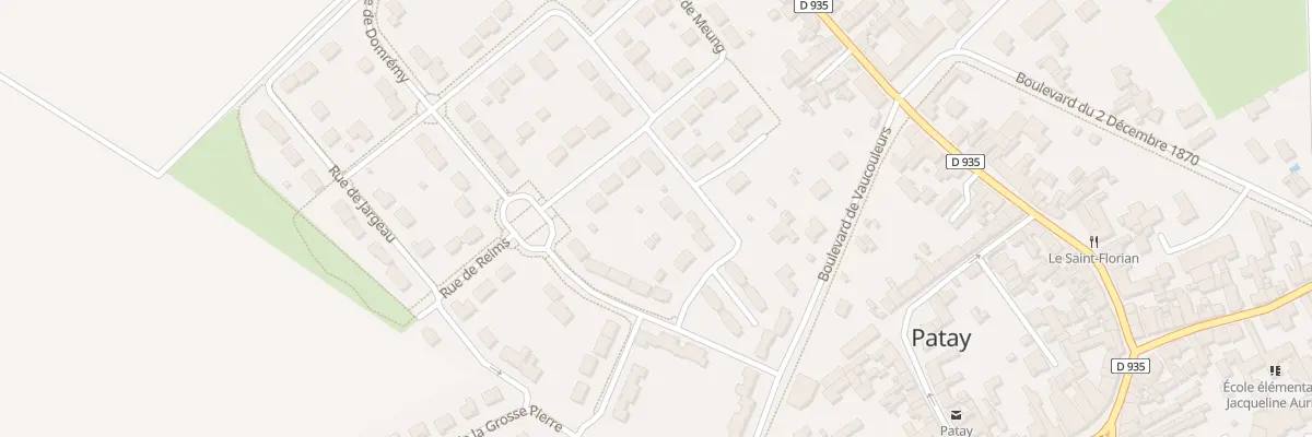 Plan du 7 Rue de Chinon à Patay