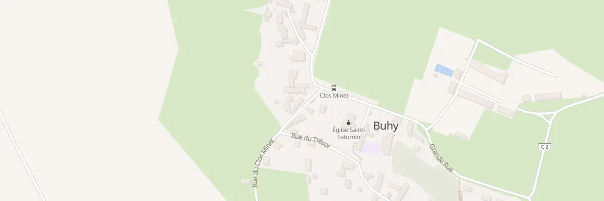 Plan du 2 Rue du Clos Minet à Buhy