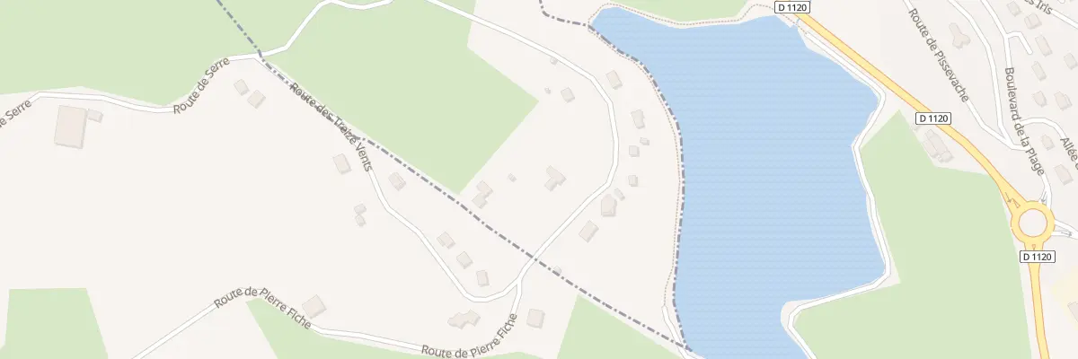 Plan du 10 Rte de Serre à Saint-Jal