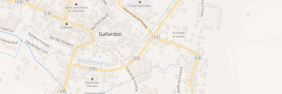 Plan du 6 Rue Guy Pouille à Gallardon