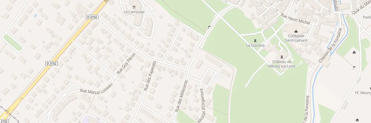 Plan du 8 Rue Francois Villon à Meung-sur-Loire