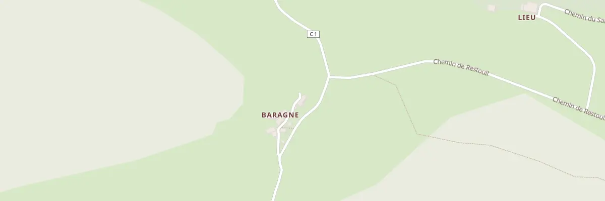 Plan du 105 Baragne à L’Herm