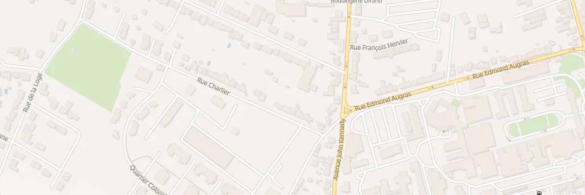Plan du 14 Rue Charlier à Châteauroux