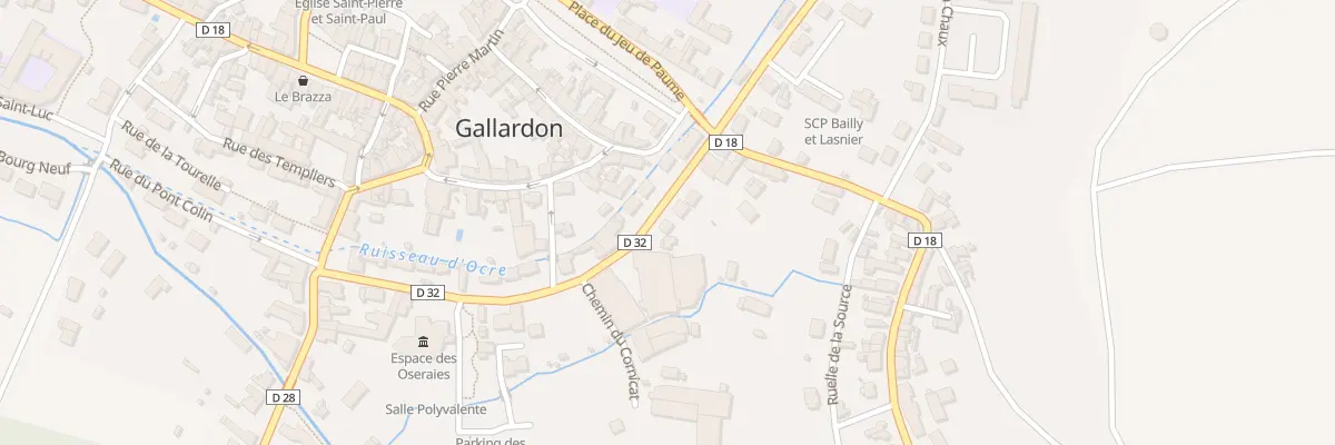 Plan du 11 Rue Guy Pouille à Gallardon