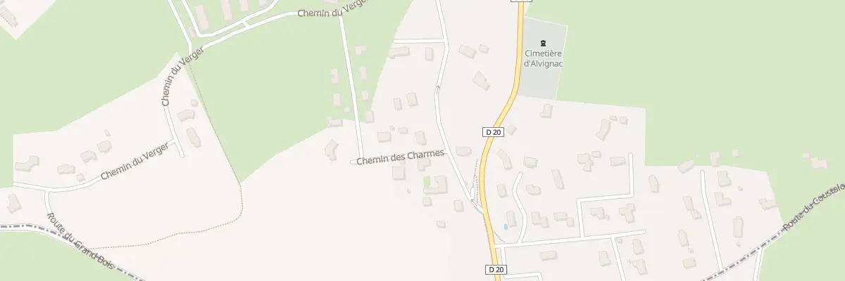 Plan du 166 Rue des Grands Chenes à Alvignac