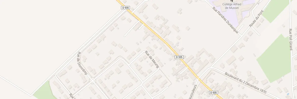 Plan du 16 Rue de Meung à Patay