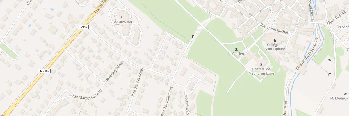 Plan du 4 Rue Francois Villon à Meung-sur-Loire
