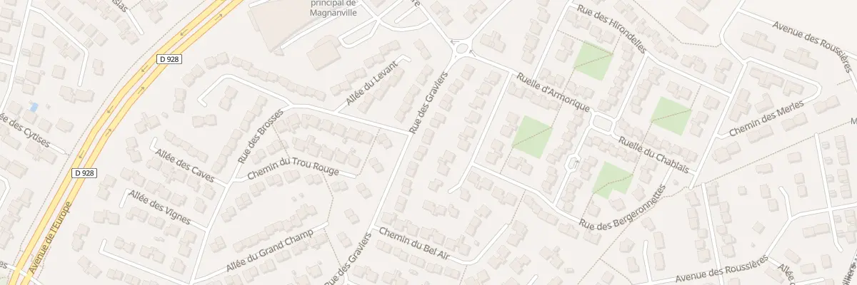 Plan du 46 Rue des Graviers à Magnanville