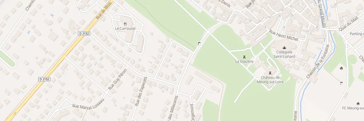 Plan du 2 Rue Francois Villon à Meung-sur-Loire
