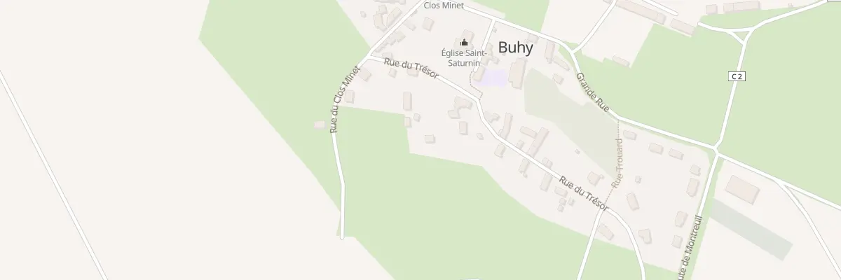 Plan du 6B Rue du Trésor à Buhy