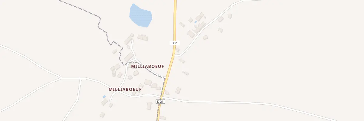 Plan du 15 Milliaboeuf à Bouesse