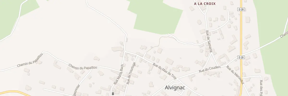Plan du 67 Rue du Mas de Troy à Alvignac