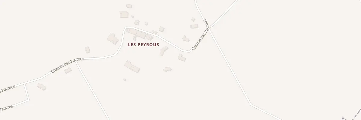 Plan des Peyrous Sud à Tarabel