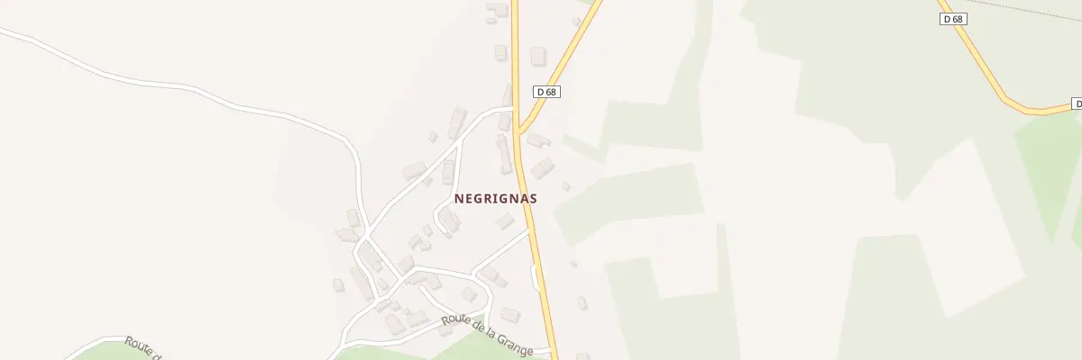 Plan du 5035 Negrignas à Augne
