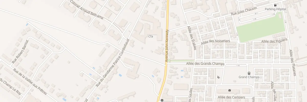 Plan du 174 Av John Kennedy à Châteauroux