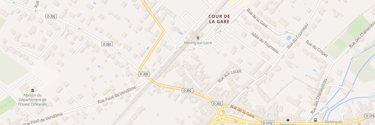 Plan du 62 Rue de la Gare à Meung-sur-Loire