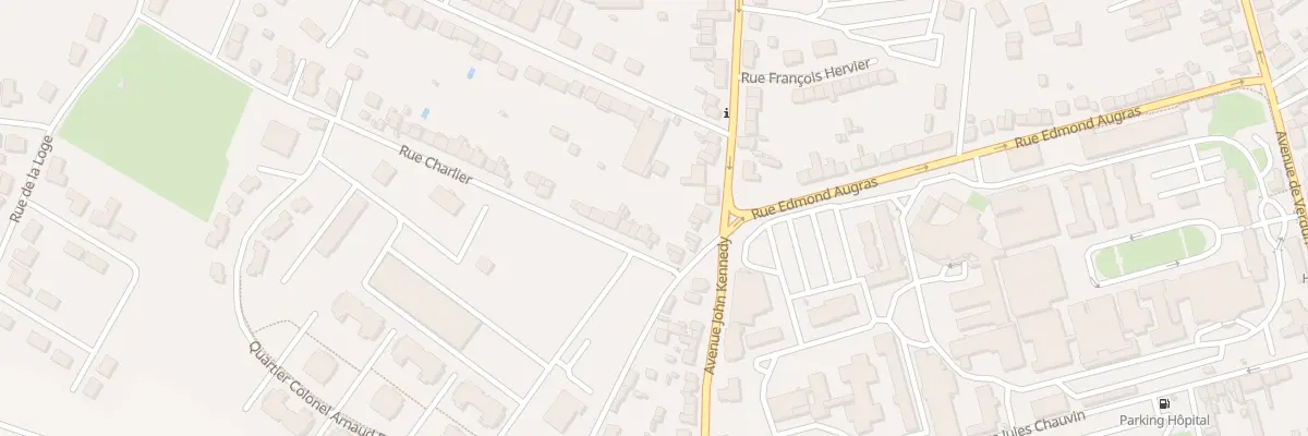 Plan du 6 Rue Charlier à Châteauroux