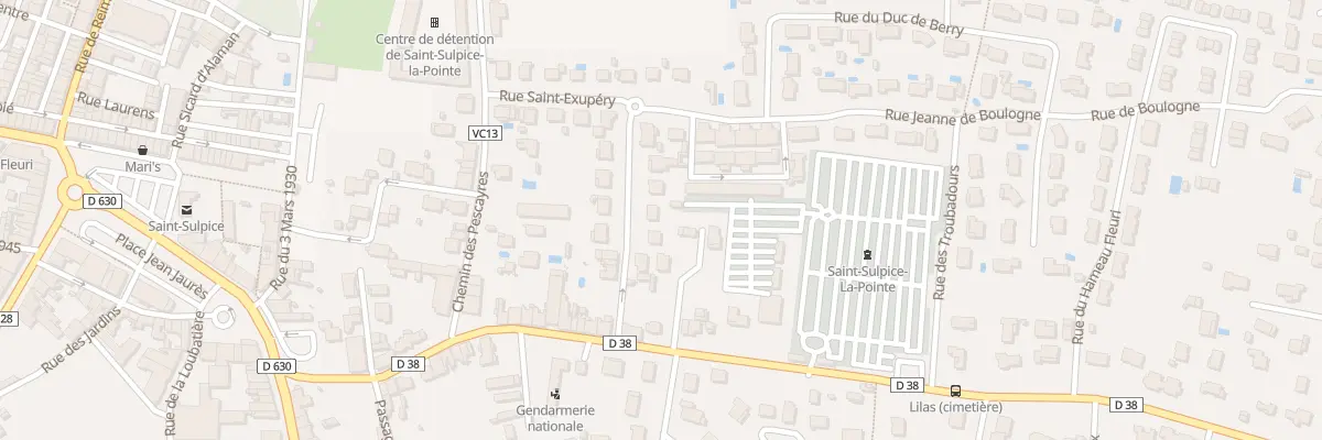 Plan du 10 Rue Jean Mermoz à Saint-Sulpice-la-Pointe