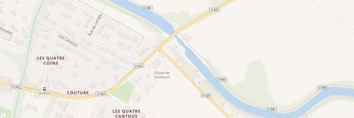 Plan du 6 Quai Riquet à Gardouch