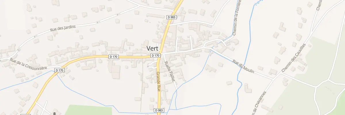 Plan du 4 Rue du Moulin à Vert