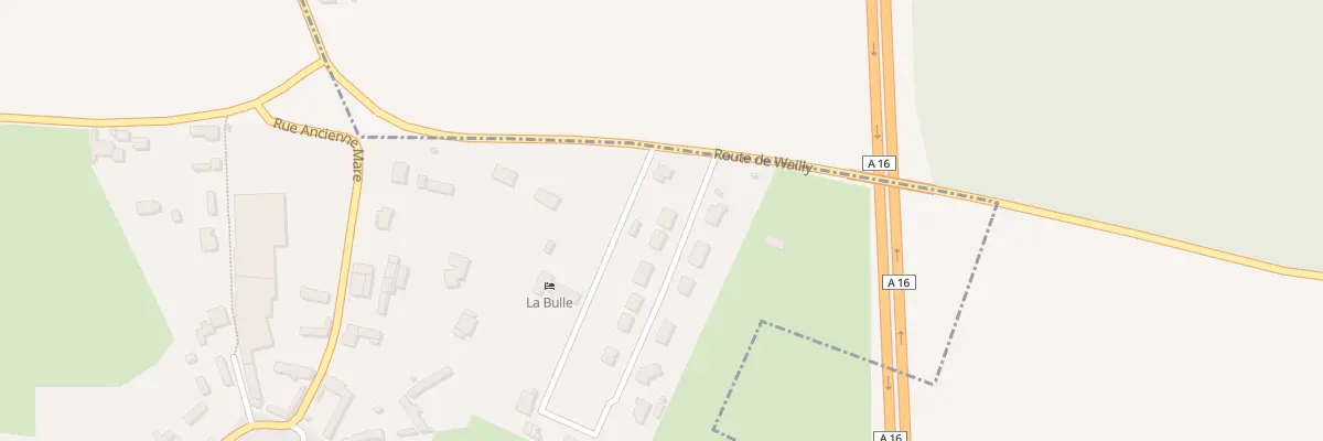 Plan du 1 Res Le Boel - Route de Wailly à Verton