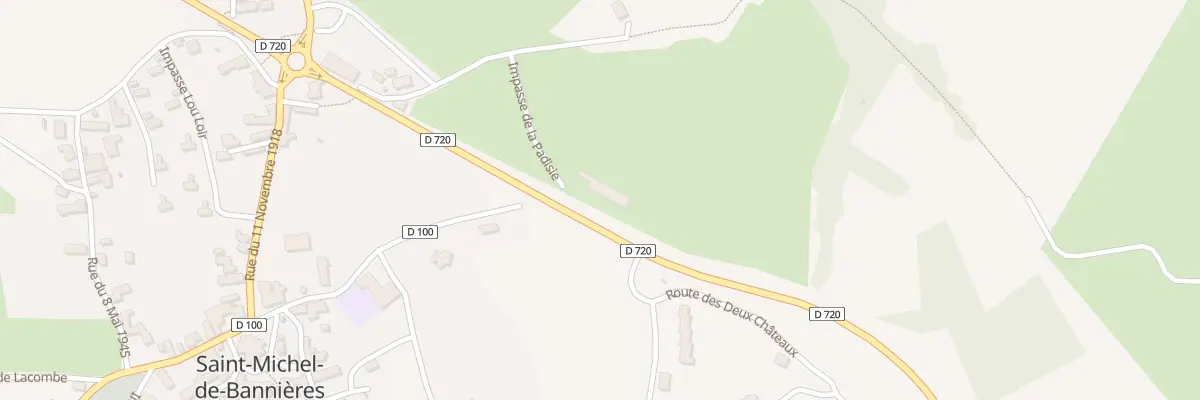 Plan du 117 La Padisie à Saint-Michel-de-Bannières