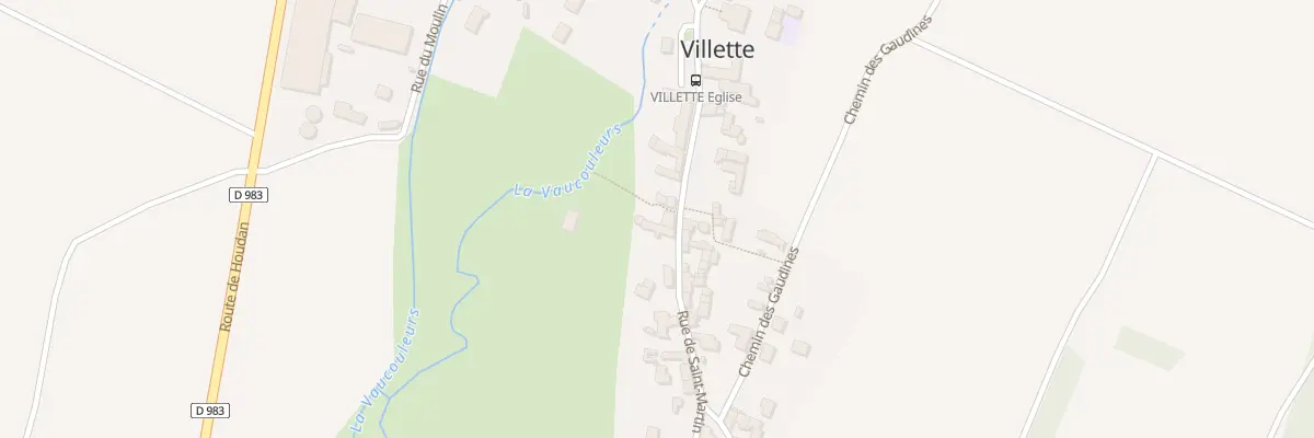Plan du 8 Rue Saint-martin à Villette
