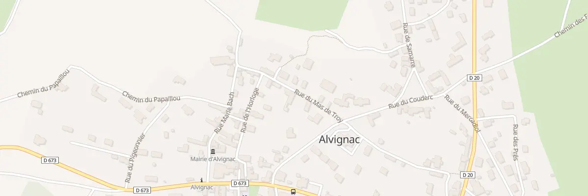 Plan du 114 Rue du Mas de Troy à Alvignac