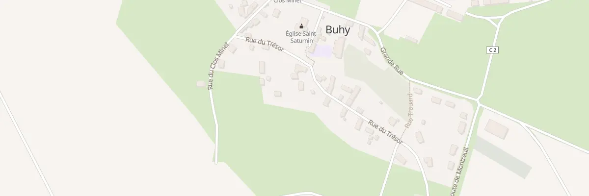Plan du 6T Rue du Trésor à Buhy