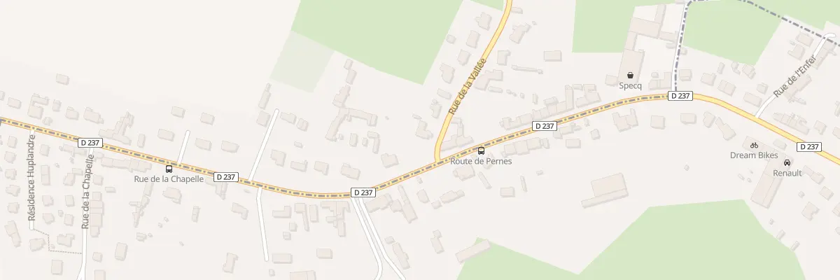 Plan du 18 Rue de la Vallee à Pernes-lès-Boulogne