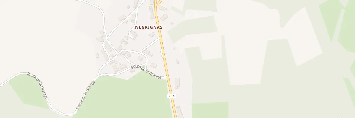 Plan du 5023 Negrignas à Augne
