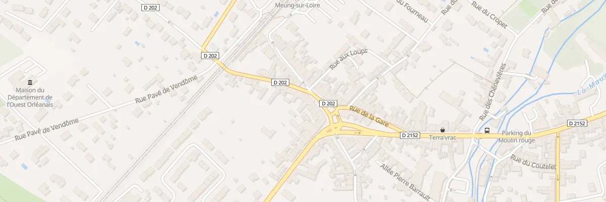 Plan du 19 Rue de la Gare à Meung-sur-Loire