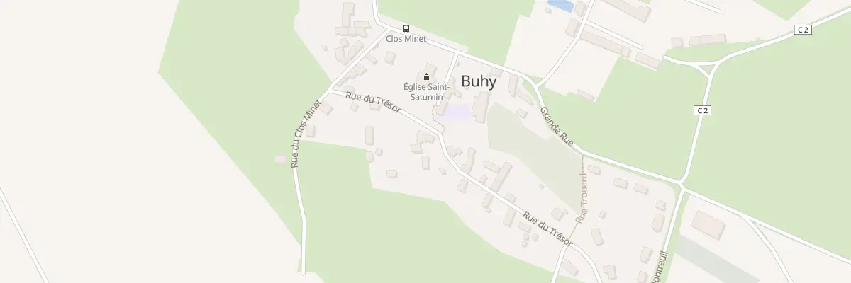 Plan du 4 Rue du Trésor à Buhy