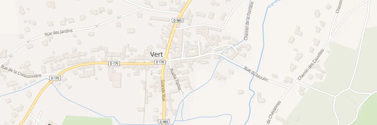 Plan du 10 Rue du Moulin à Vert